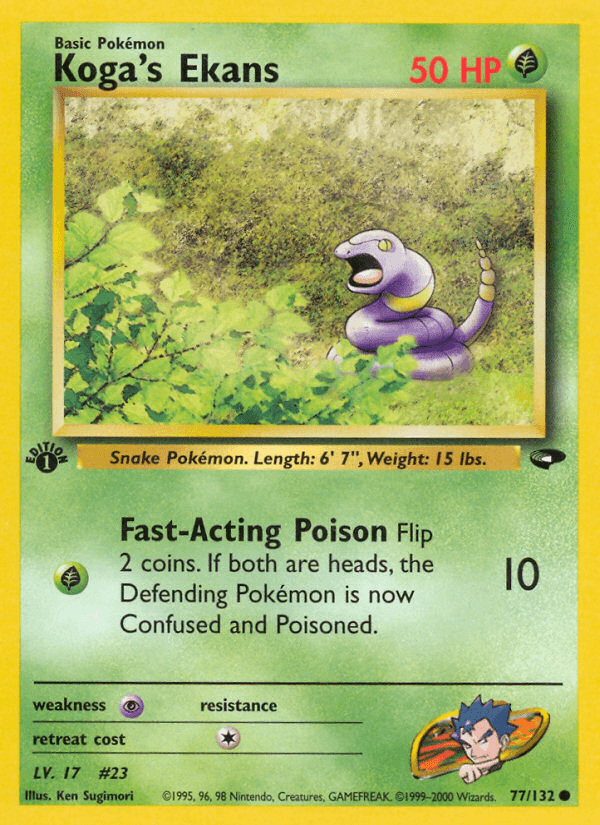 Koga's Ekans [1st Edition]