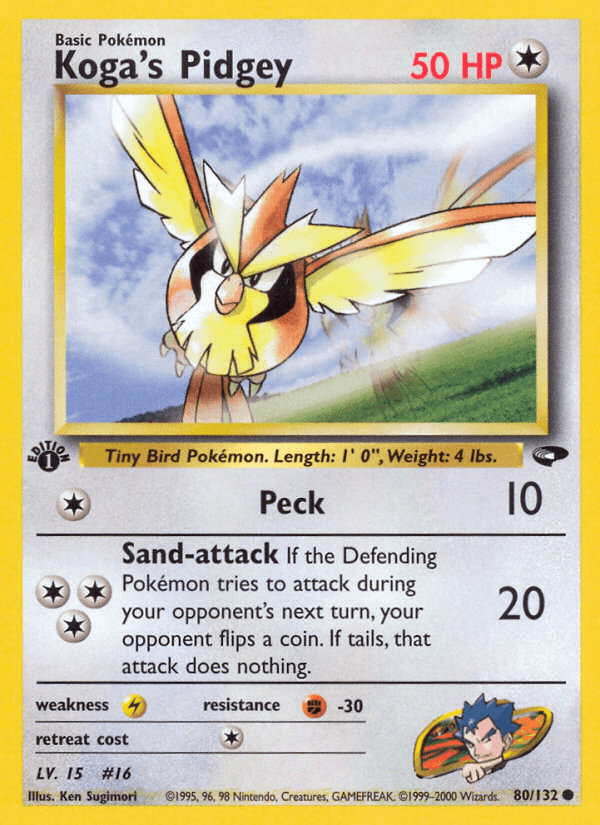 Koga's Pidgey [1st Edition]