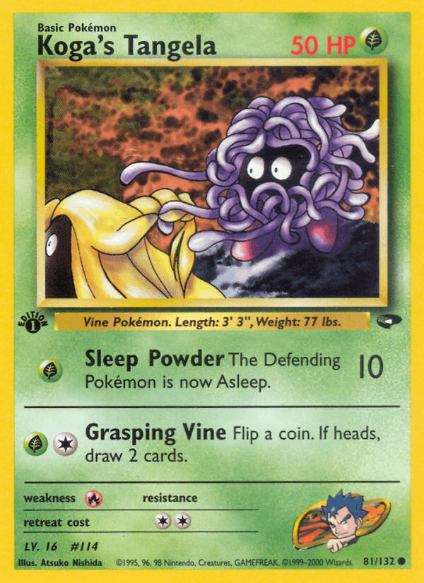 Koga's Tangela [1st Edition]