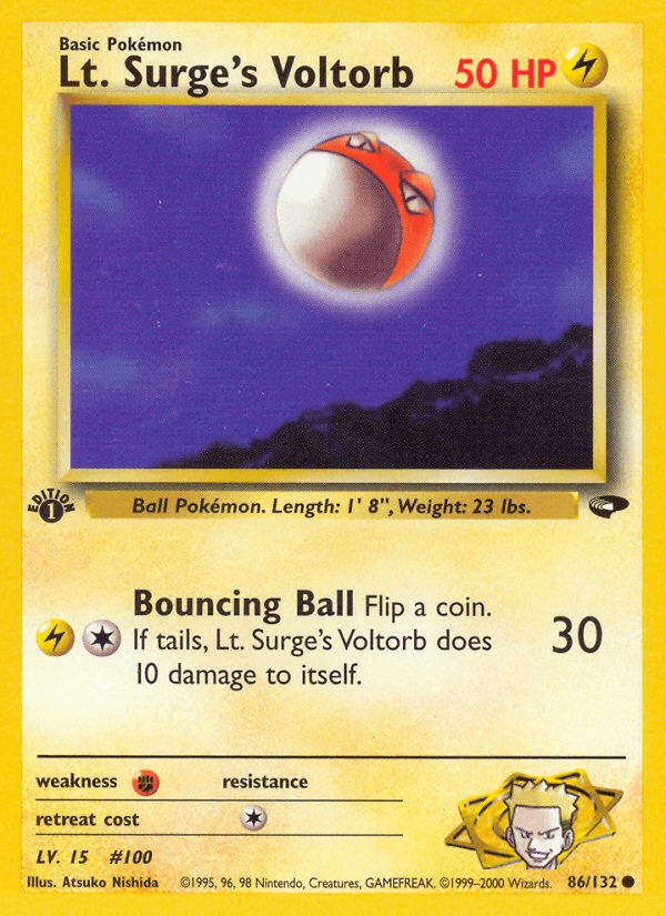 Lt. Surge's Voltorb [1st Edition]