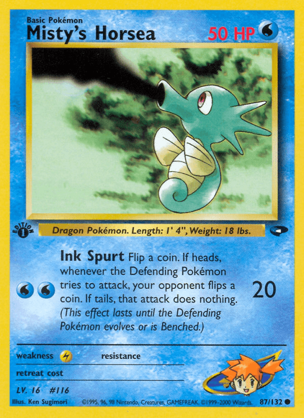 Misty's Horsea [1st Edition]