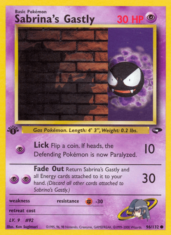 Sabrina's Gastly [1st Edition]