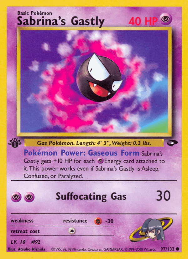 Sabrina's Gastly [1st Edition]