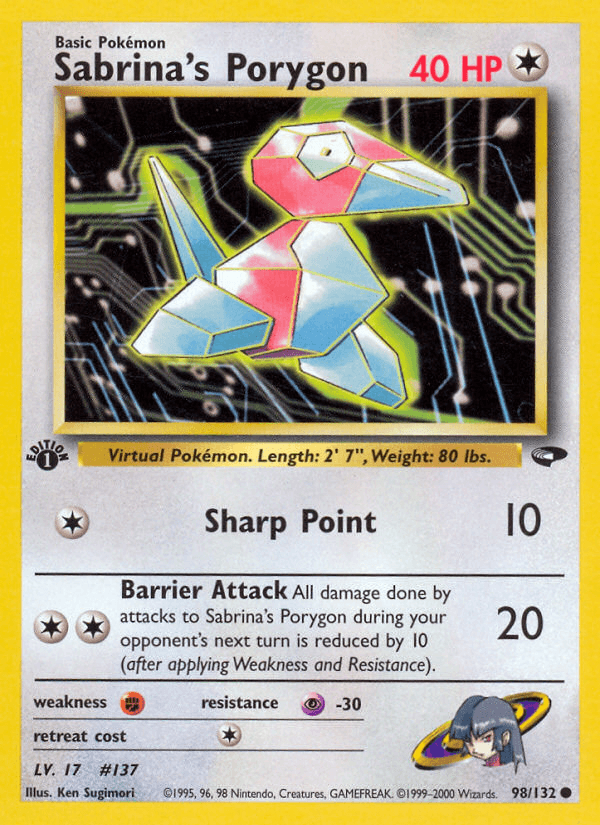 Sabrina's Porygon [1st Edition]