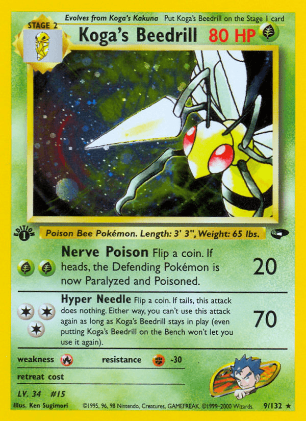 Koga's Beedrill [1st Edition]