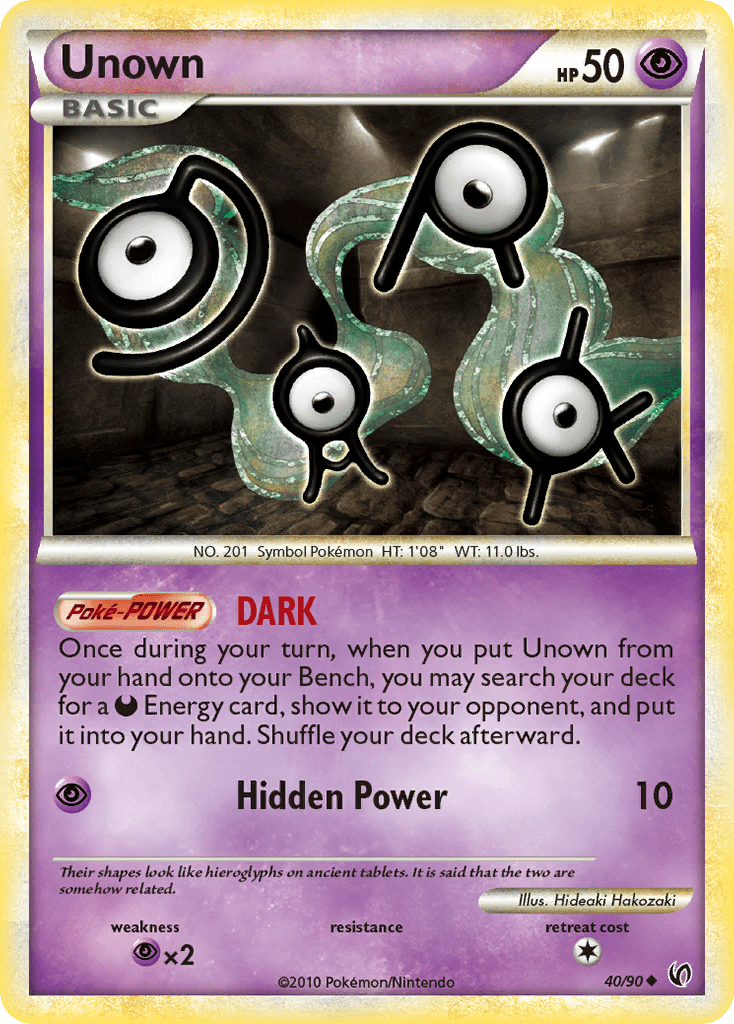 Unown [Reverse Holo]