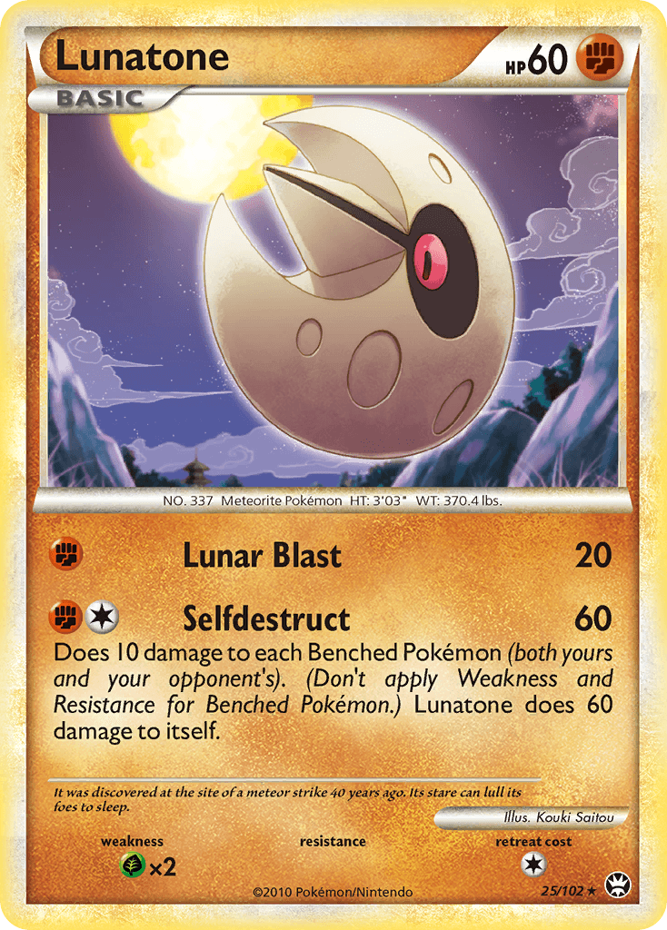 Lunatone [Reverse Holo]