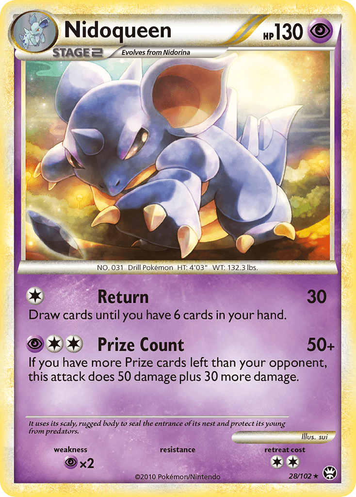 Nidoqueen [Reverse Holo]