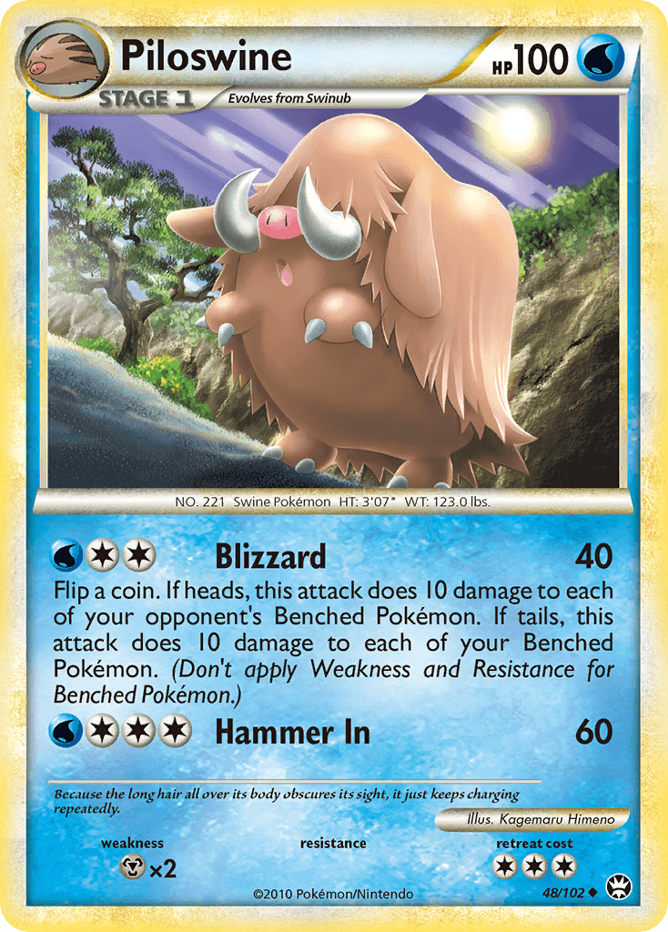 Piloswine [Reverse Holo]