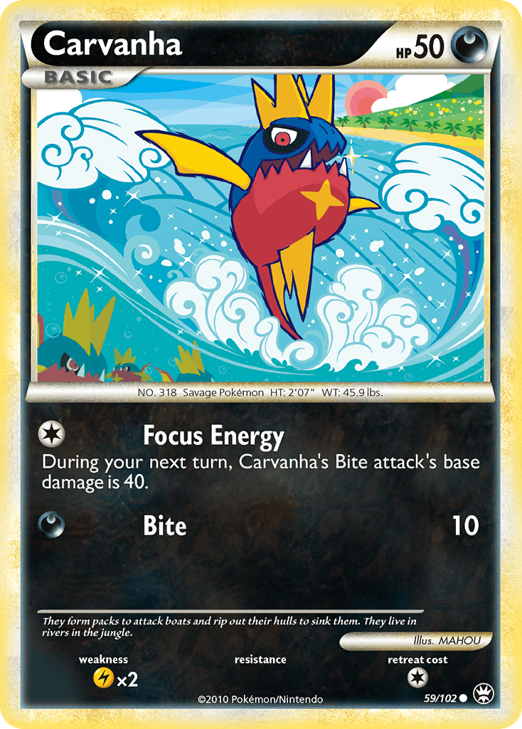 Carvanha [Reverse Holo]