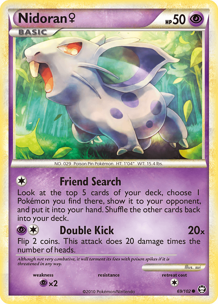 Nidoran ♀ [Reverse Holo]