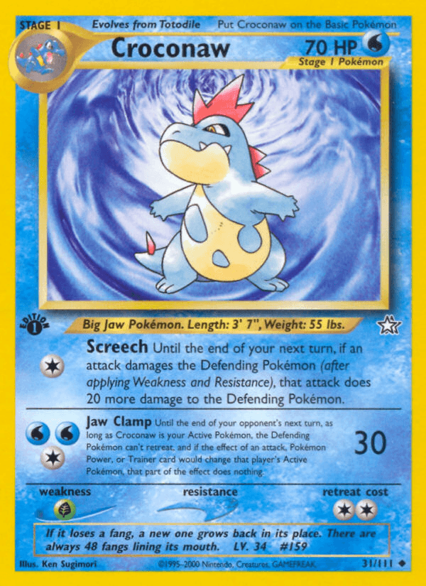 Croconaw [1st Edition]