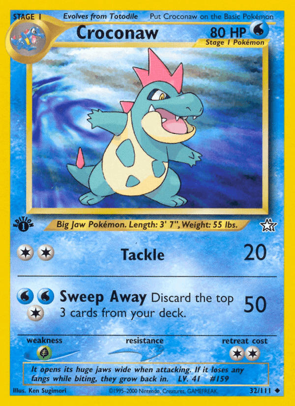 Croconaw [1st Edition]