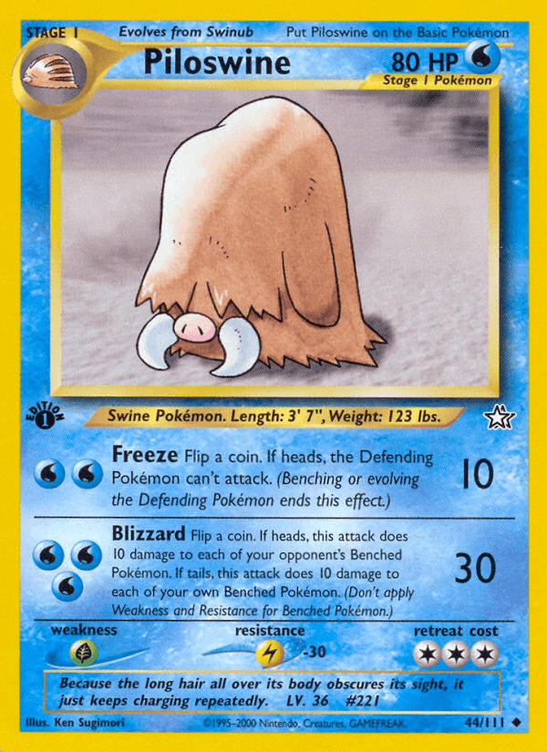 Piloswine [1st Edition]