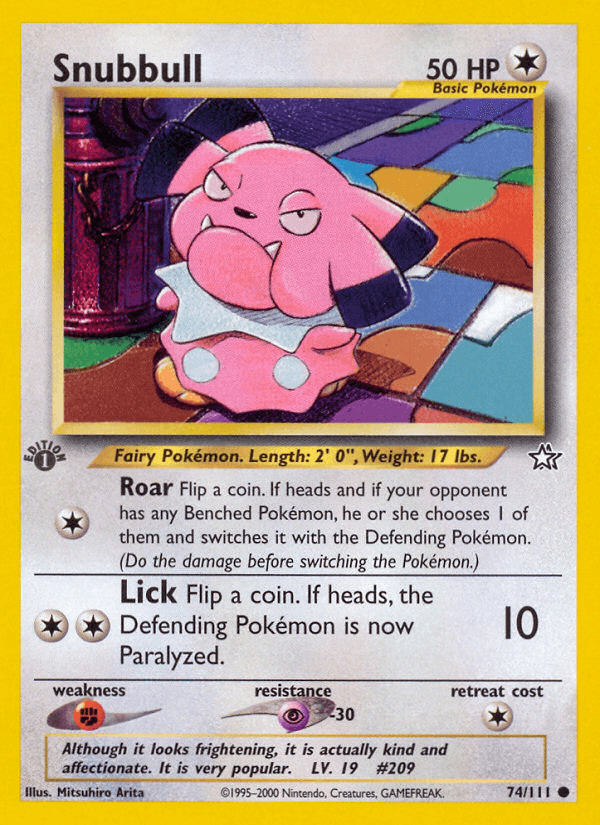 Snubbull [1st Edition]