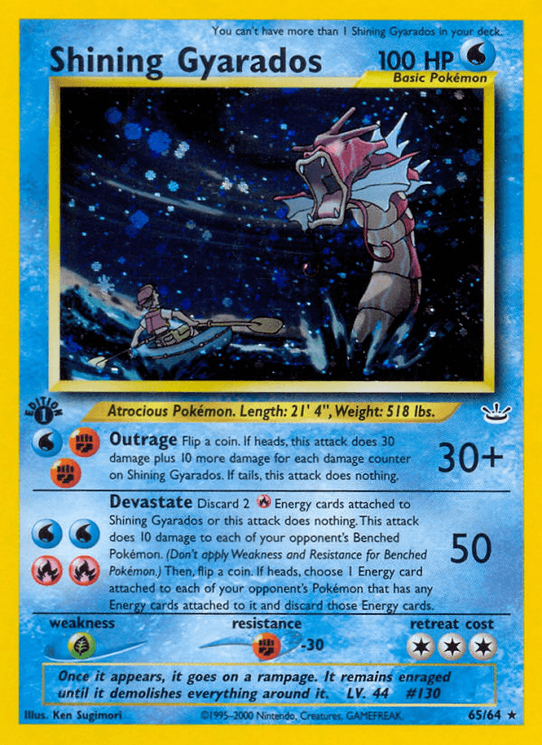 Shining Gyarados [1st Edition]