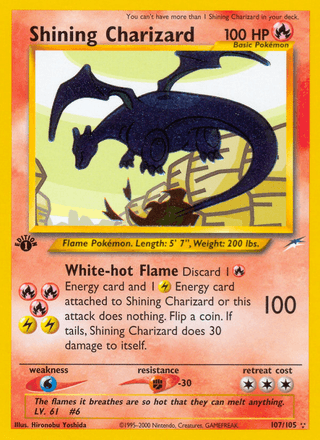 Shining Charizard [1st Edition] — Neo Destiny [1st Edition]