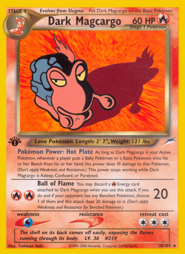 Dark Magcargo [1st Edition]