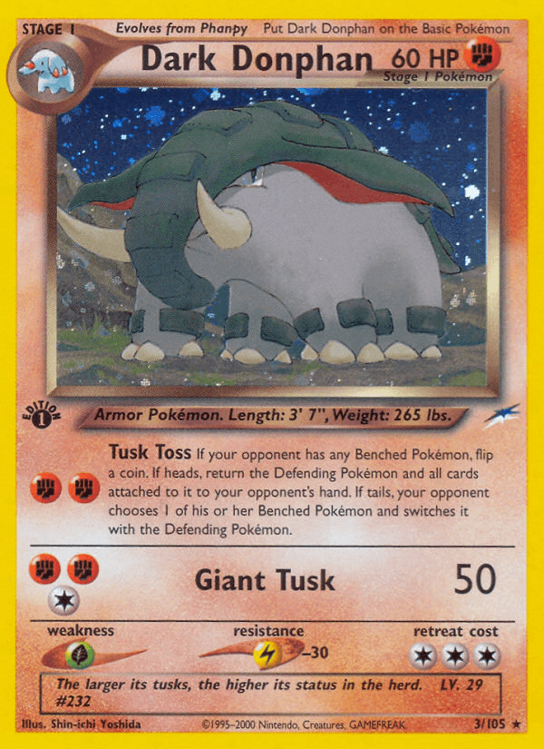 Dark Donphan [1st Edition]