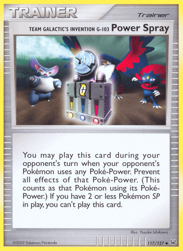 Team Galactic's Invention G-103 Power Spray [Reverse Holo]