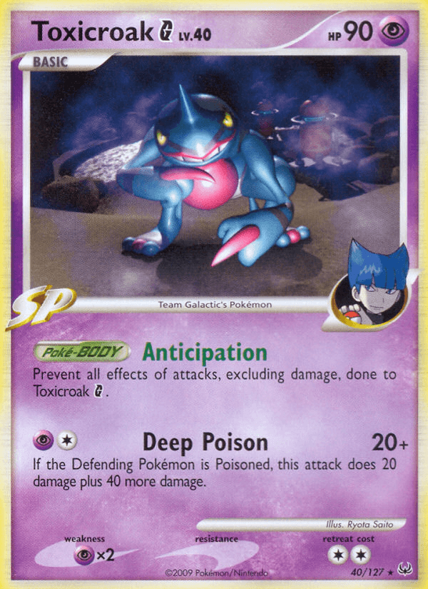 Toxicroak G [Reverse Holo]