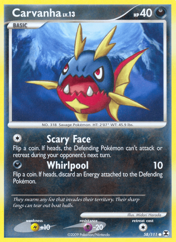 Carvanha [Reverse Holo]