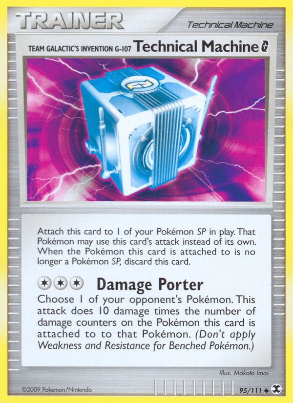 Team Galactic's Invention G-107 Technical Machine G [Reverse Holo]