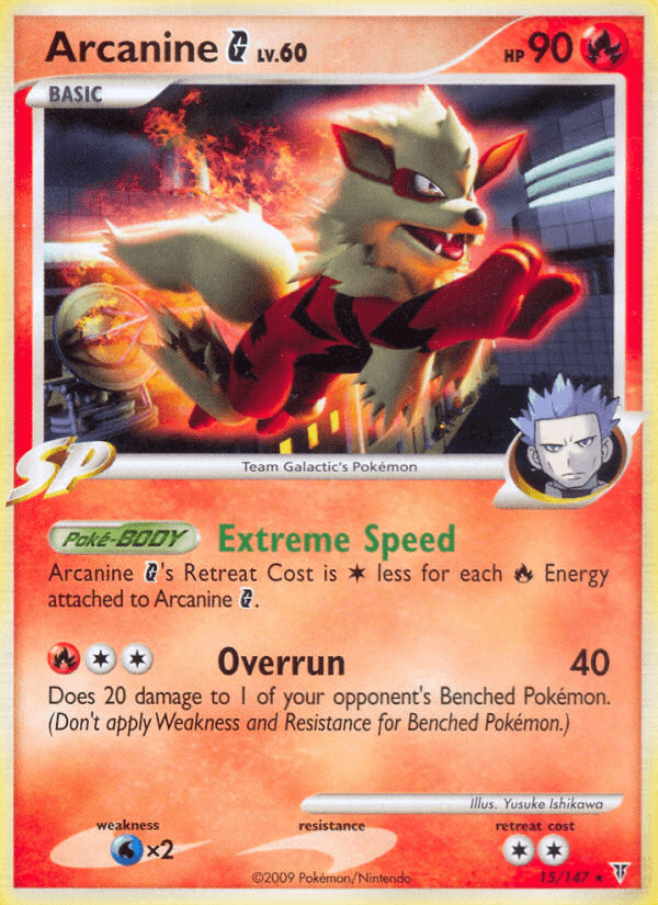 Arcanine G [Reverse Holo]