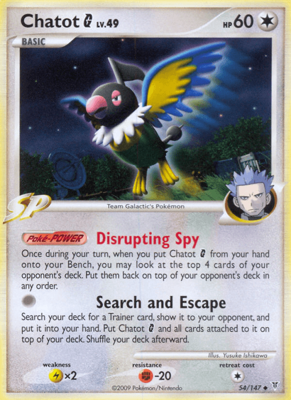 Chatot G [Reverse Holo]