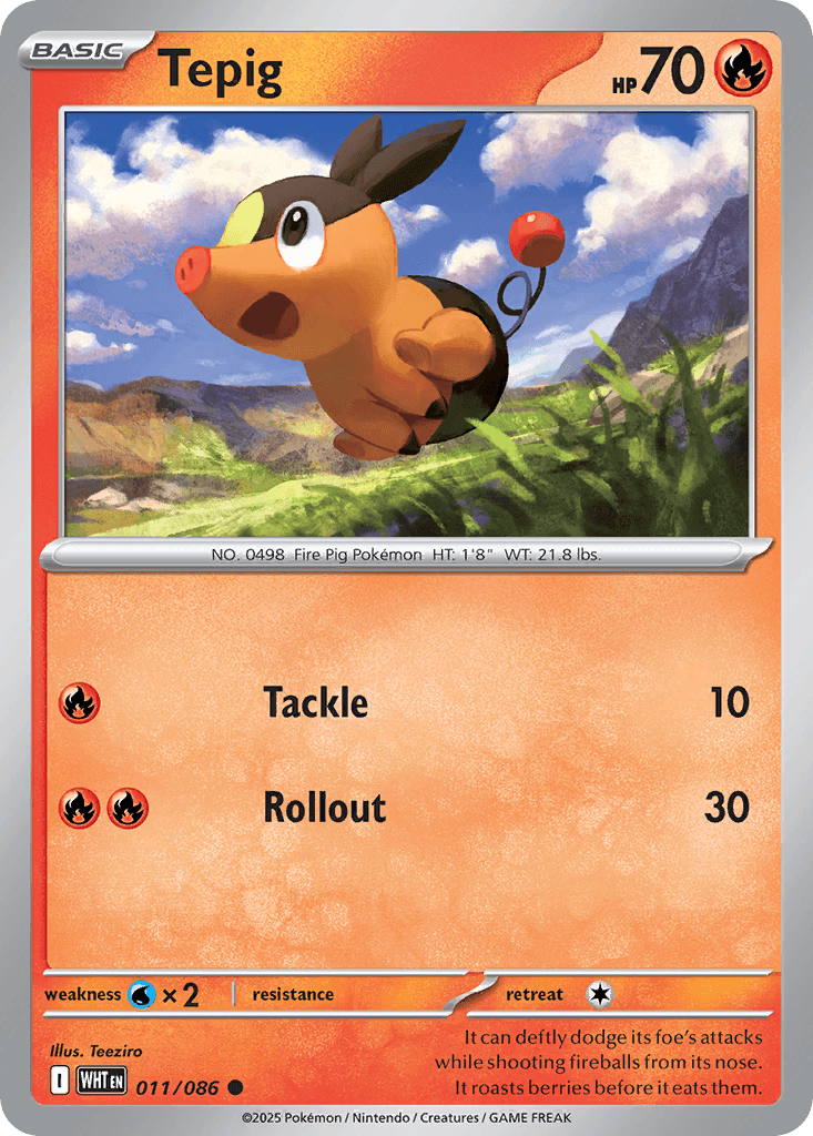 Tepig [Reverse Holofoil]