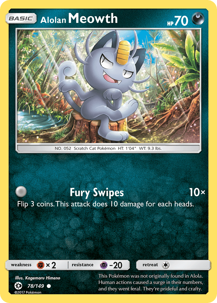 Alolan Meowth [Reverse Holo]
