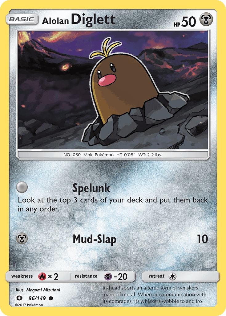 Alolan Diglett [Reverse Holo]