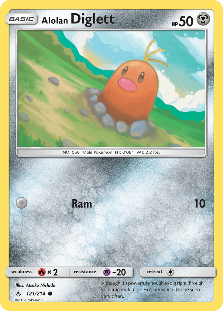 Alolan Diglett [Reverse Holo]