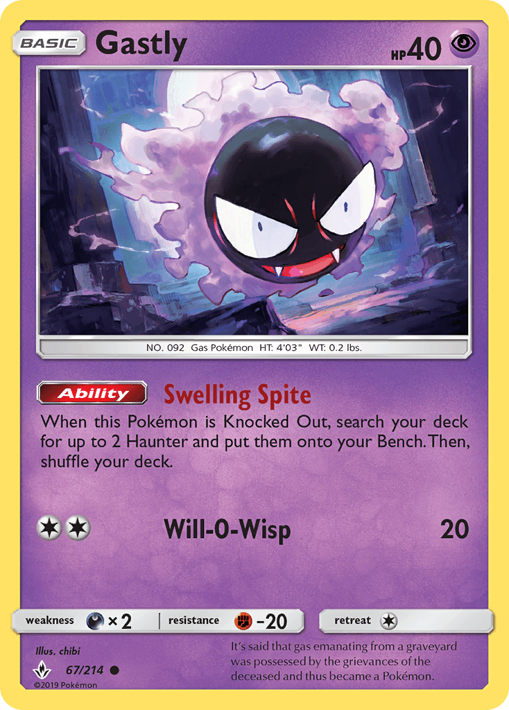 Gastly [Reverse Holo]