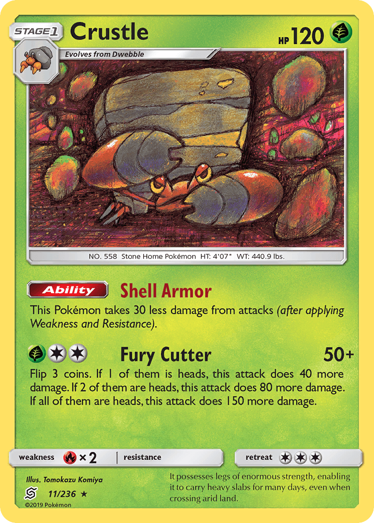 Crustle [Reverse Holo]
