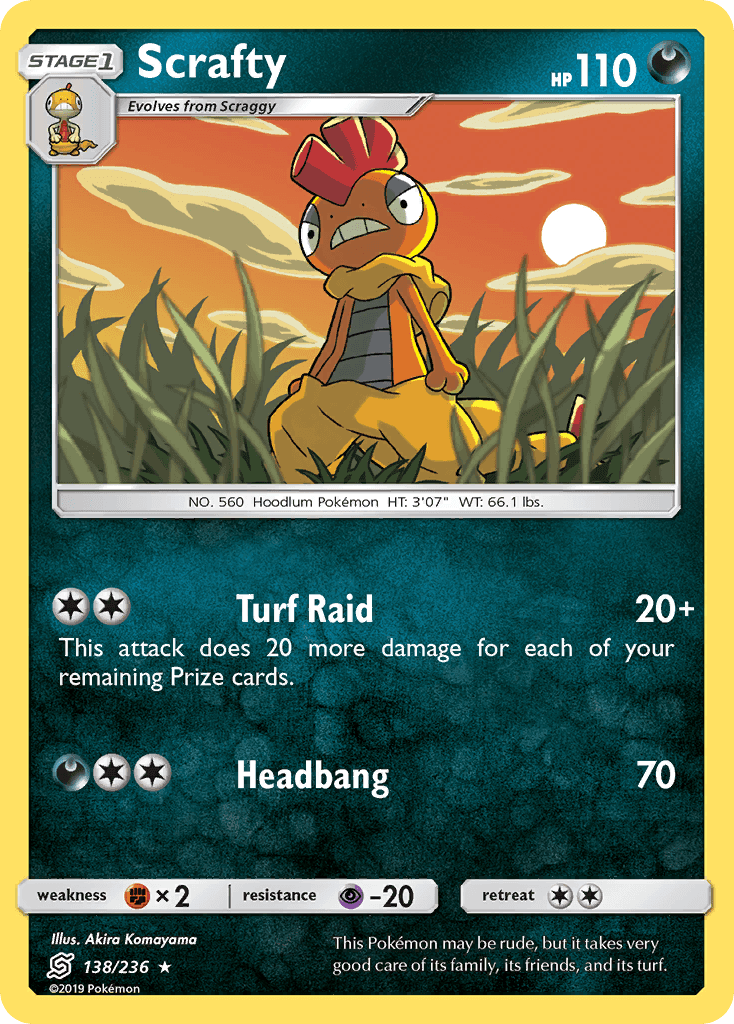 Scrafty [Reverse Holo]