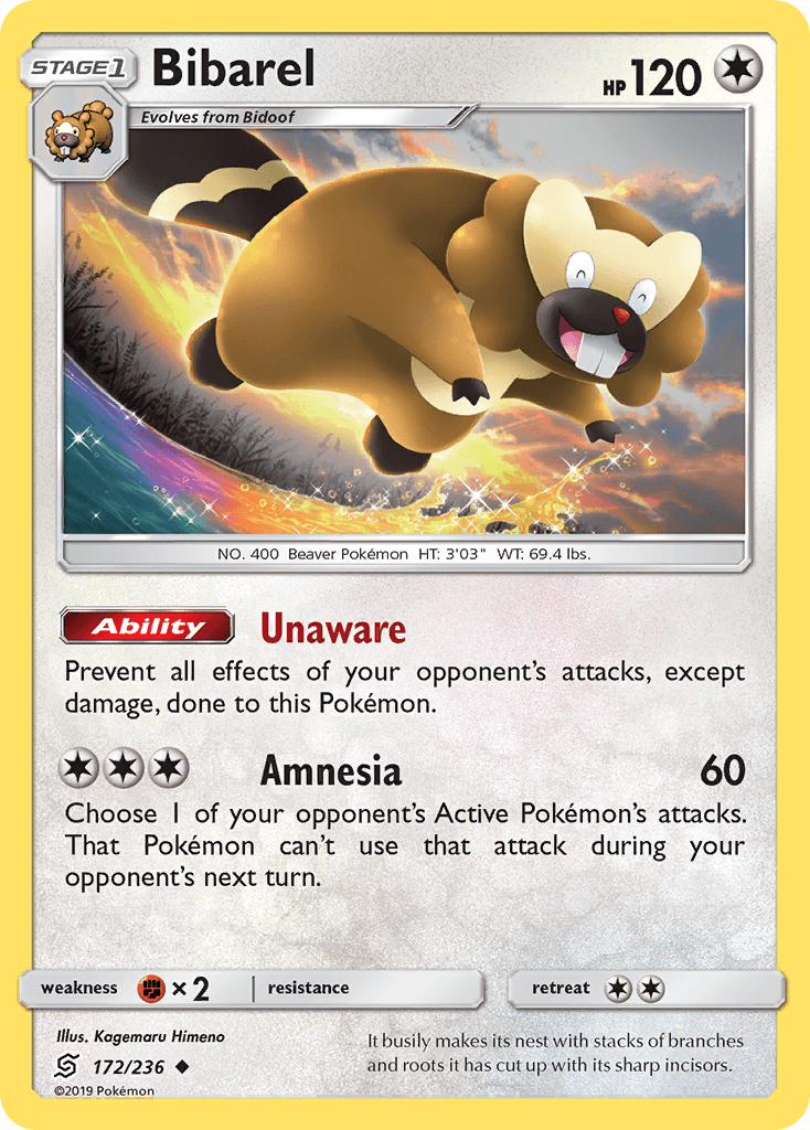 Bibarel [Reverse Holo]