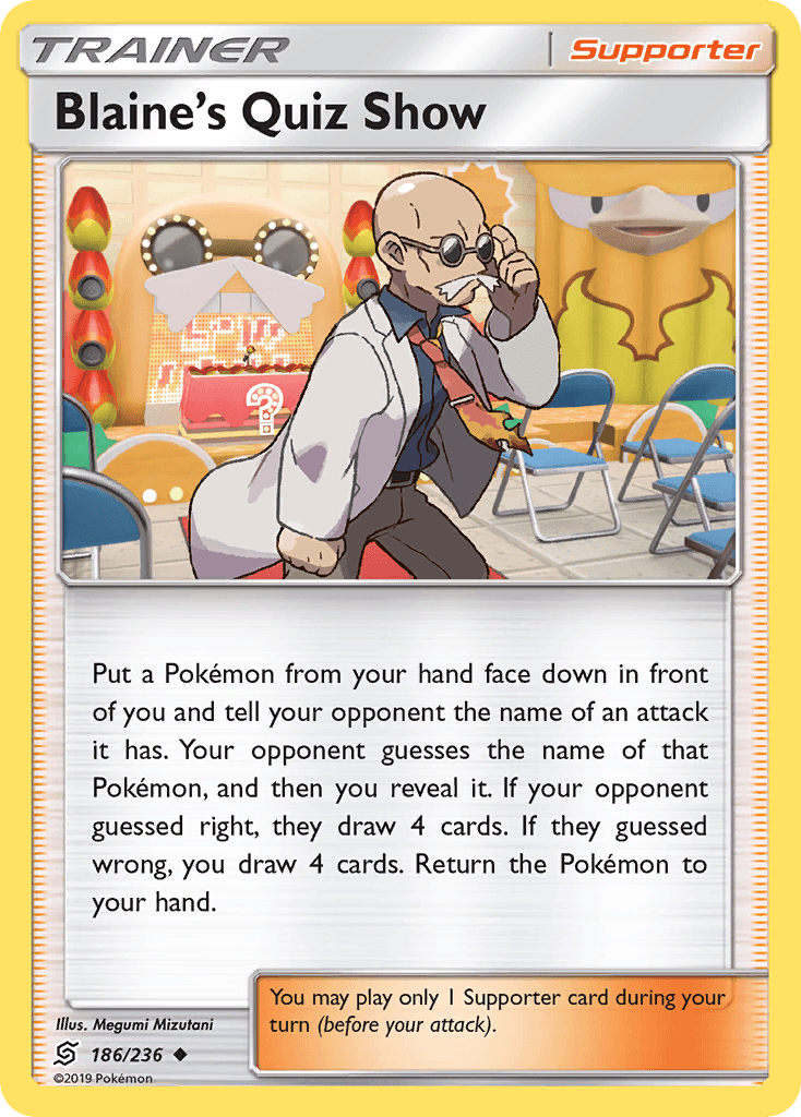 Blaine's Quiz Show [Reverse Holo]