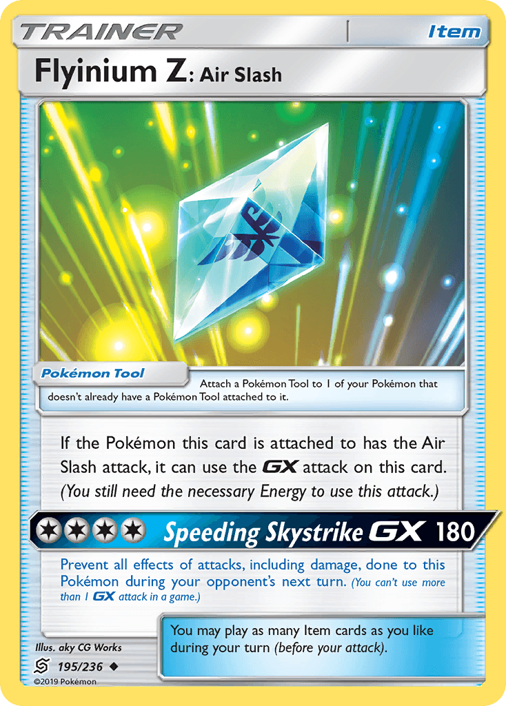 Flyinium Z: Air Slash [Reverse Holo]