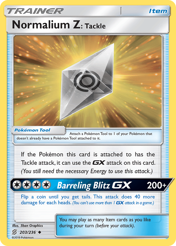 Normalium Z: Tackle [Reverse Holo]
