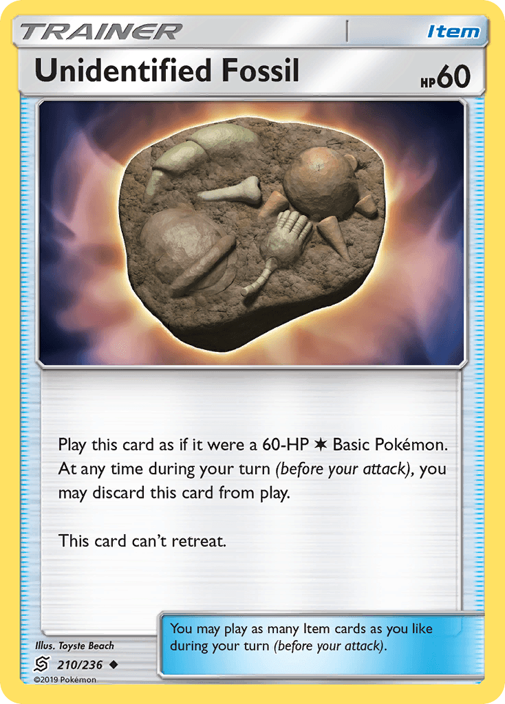Unidentified Fossil [Reverse Holo]