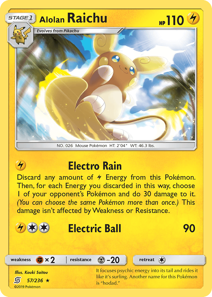 Alolan Raichu [Reverse Holo]