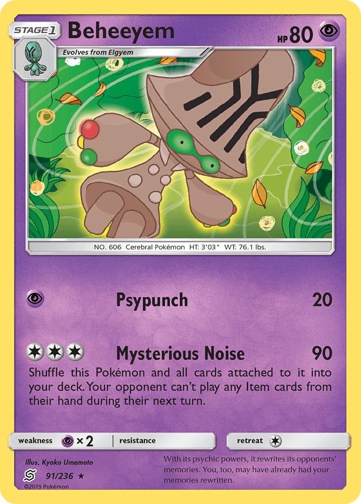 Beheeyem [Reverse Holo]