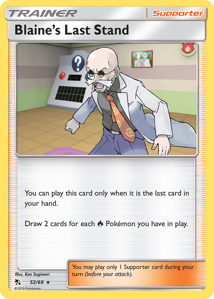 Blaine's Last Stand [Reverse Holo]