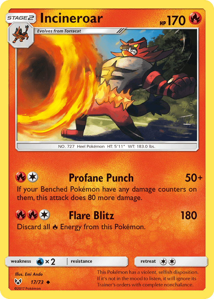 Incineroar [Reverse Holo]