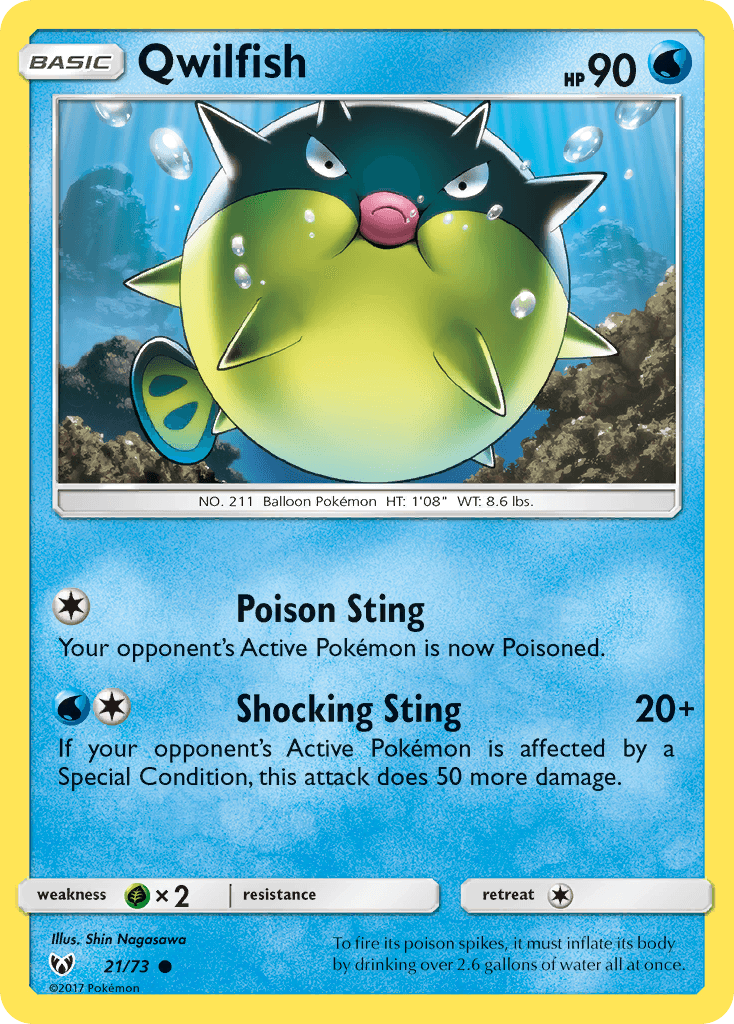 Qwilfish [Reverse Holo]