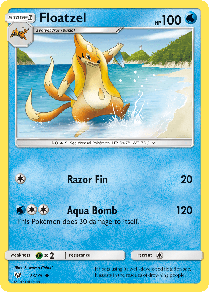 Floatzel [Reverse Holo]