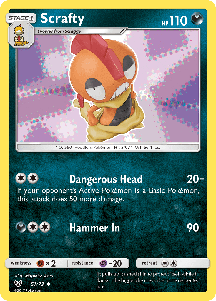 Scrafty [Reverse Holo]