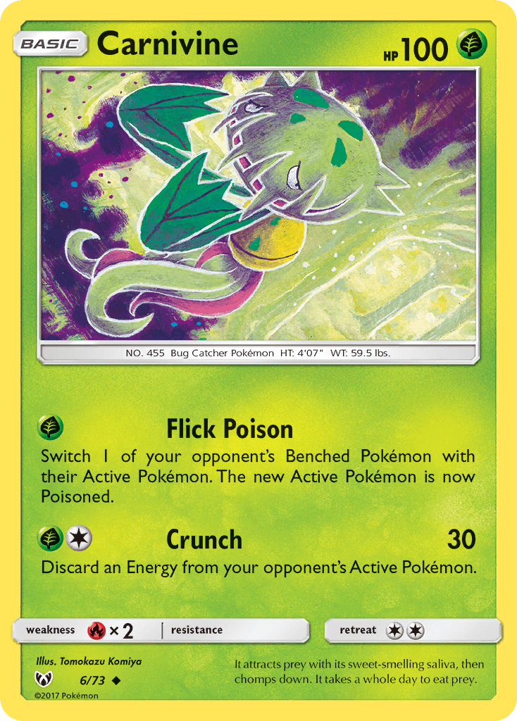 Carnivine [Reverse Holo]