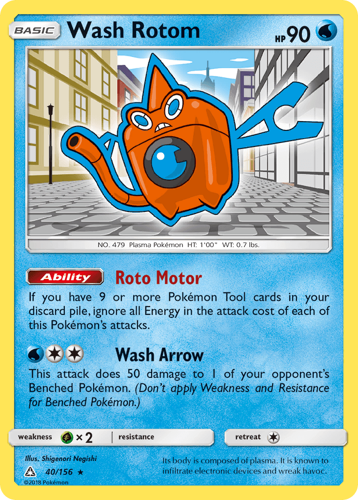 Wash Rotom [Reverse Holo]